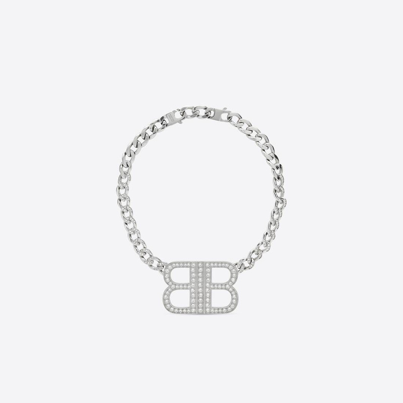 Bb 2.0 Necklace  in Silver 1