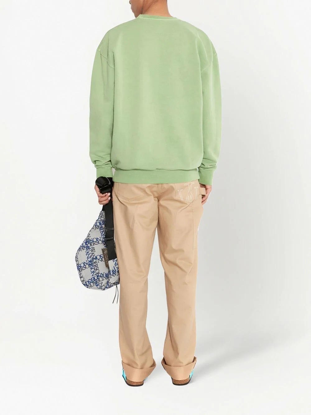 straight-leg chino trousers - 4