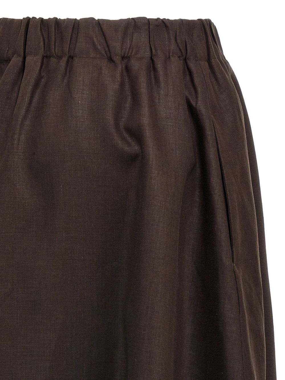 linen maxi skirt - 4