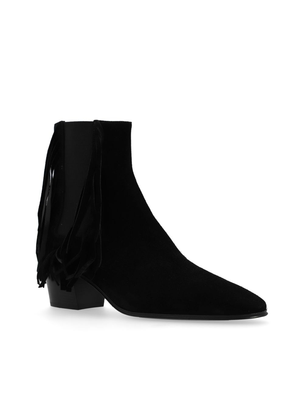 fringed ankle boots - 4
