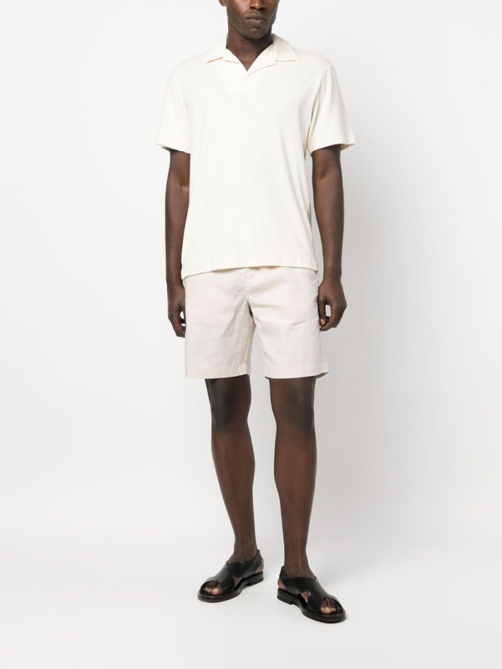 terry-cloth short-sleeve polo shirt - 2