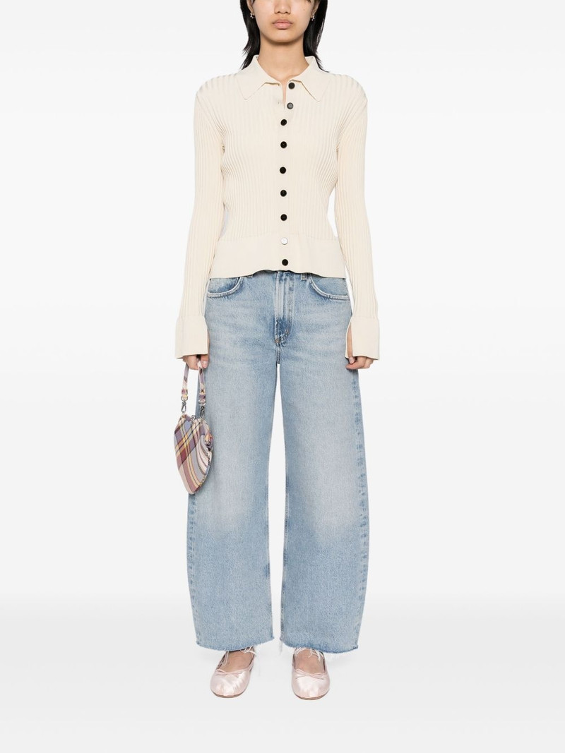 AGOLDE low curve fray jeans outlook