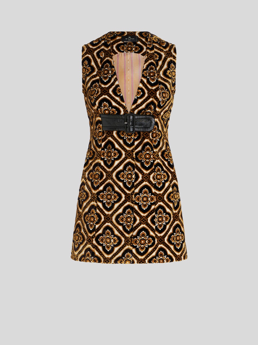 LONG VELVET WAISTCOAT - 1