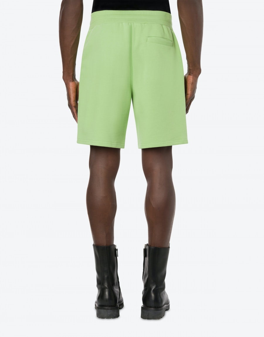 DOUBLE SMILEY® LOGO ORGANIC FLEECE BERMUDA SHORTS - 3