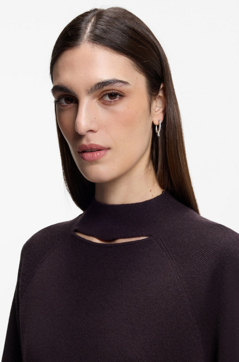 TWO-IN-ONE DRESS WITH WOOL-CASHMERE SWEATER LAYER 5