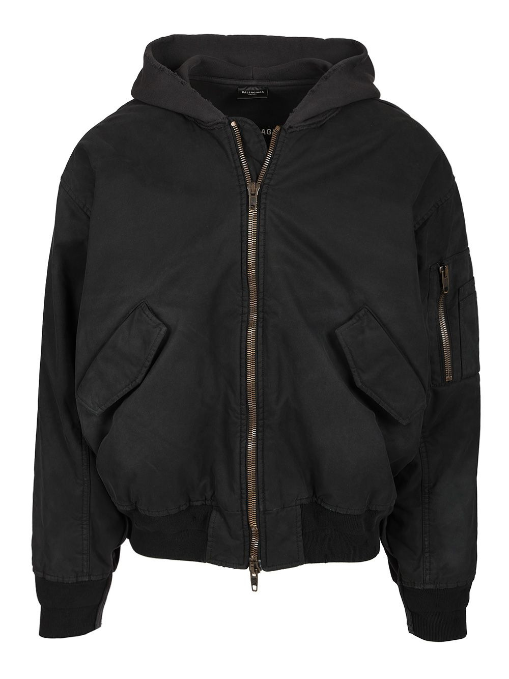 Hybrid Bomber Sweatshirts Black - 1