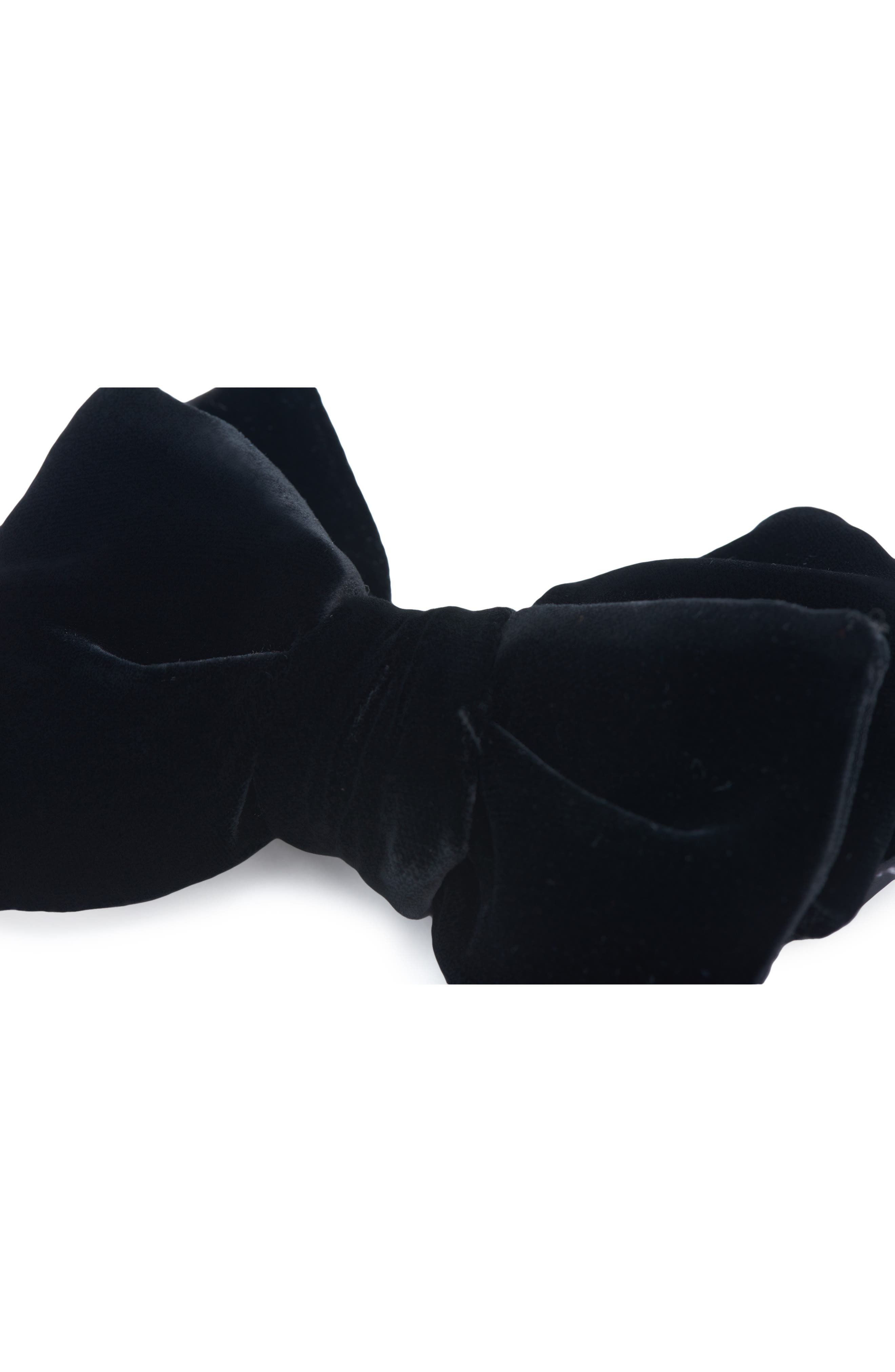 Fluid Velvet Bow Tie - 2