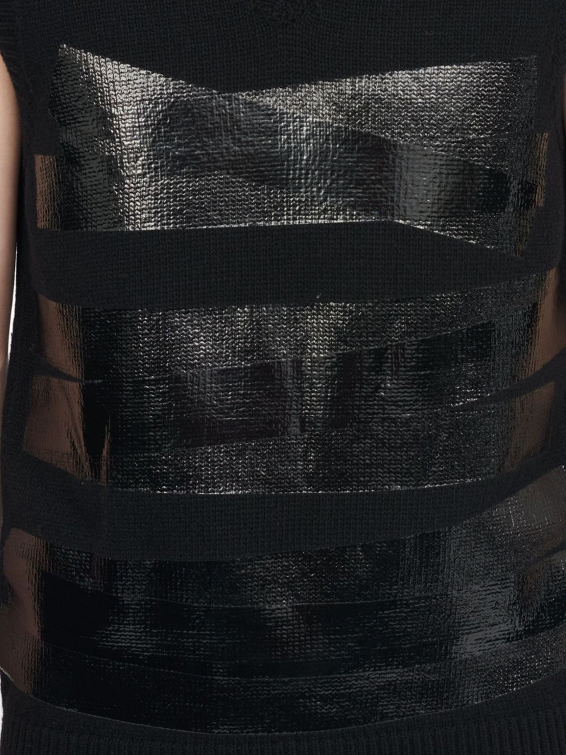 V-neck wool vest 5