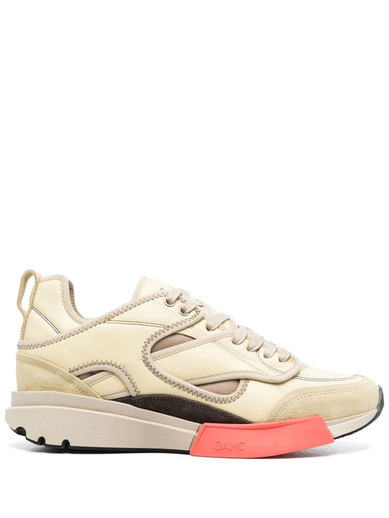 low-top lace-up sneakers 1
