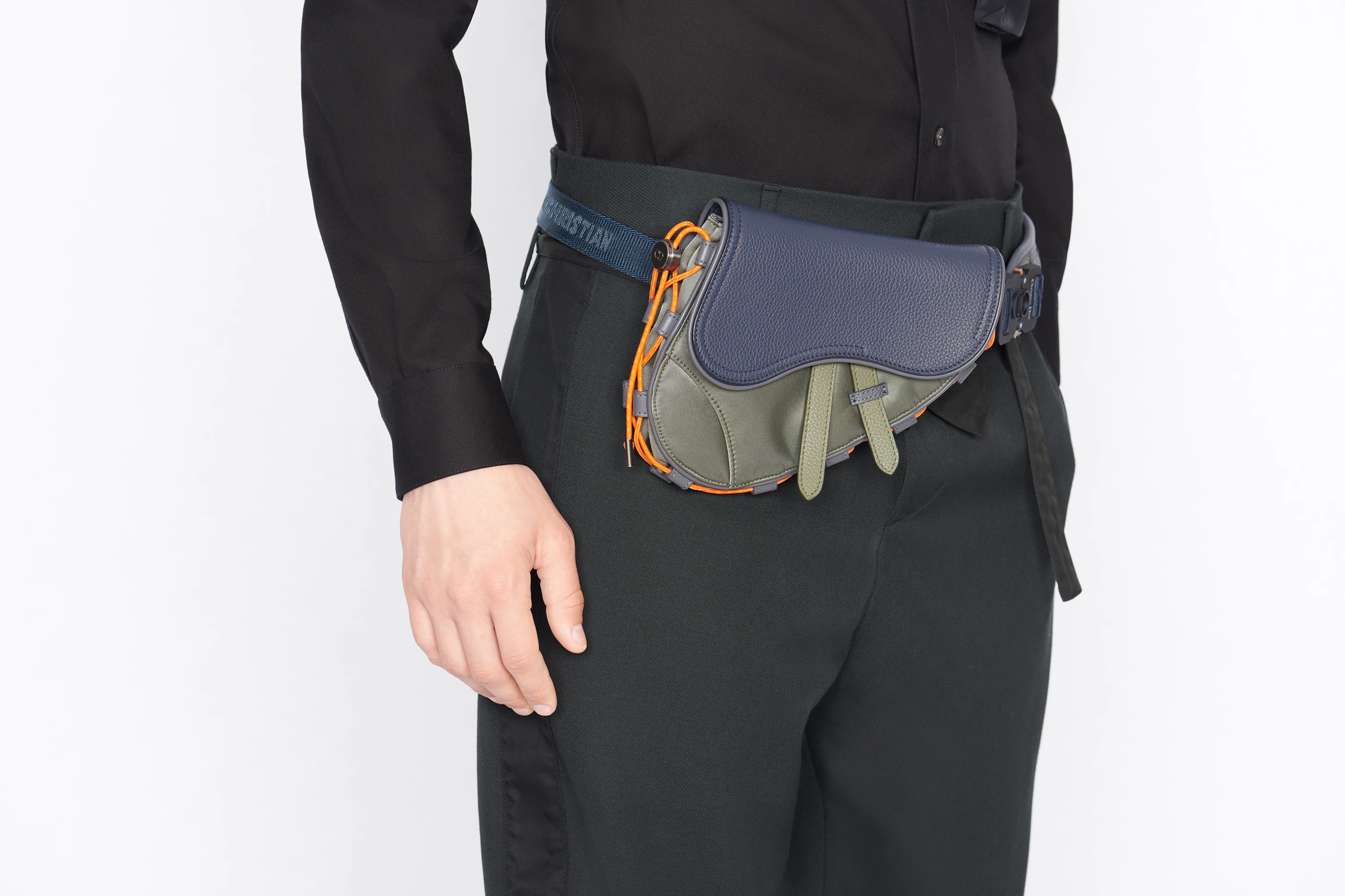 Mini DIOR AND SACAI Saddle Bag - 7