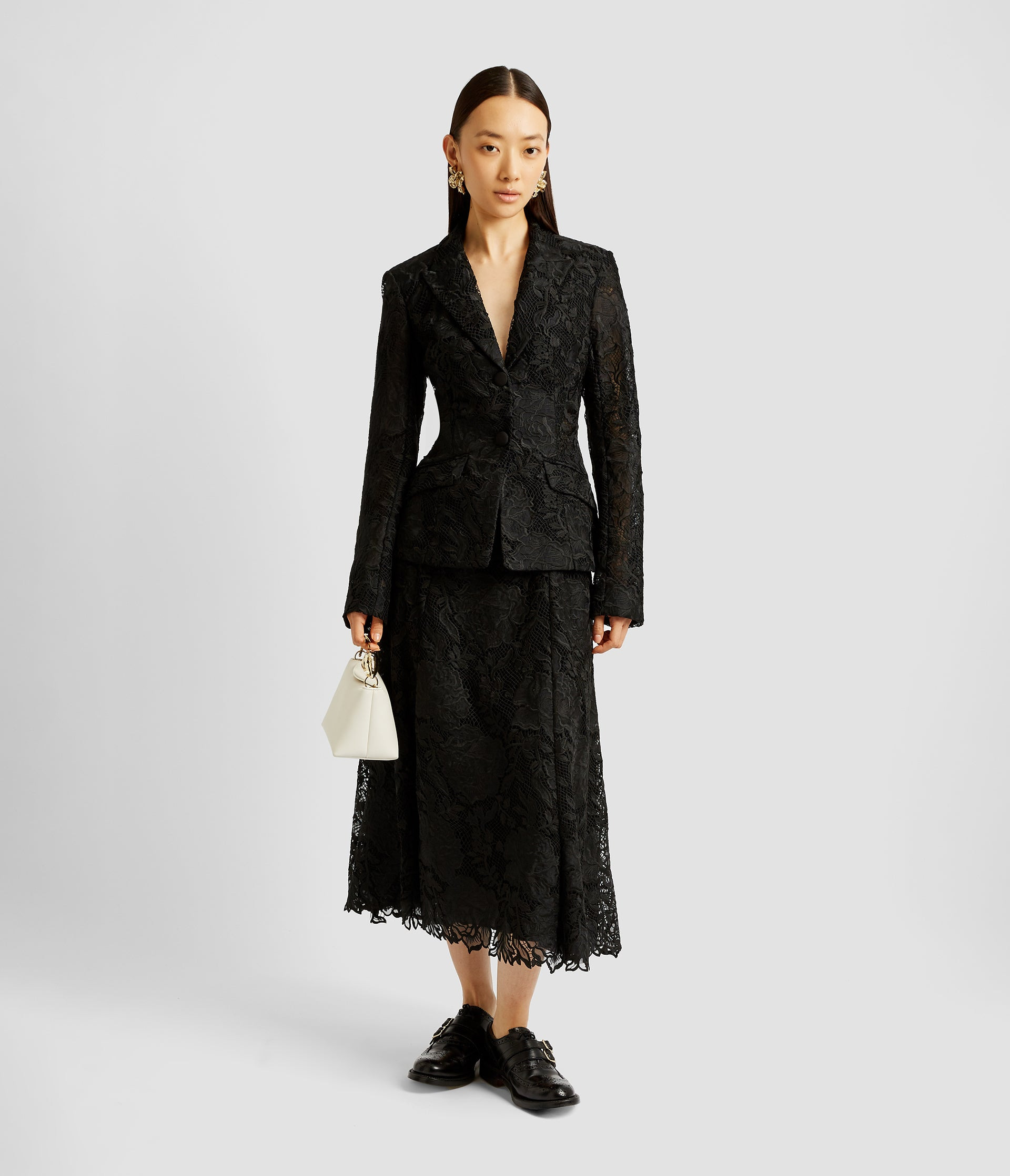 A-LINE MIDI SKIRT - 1