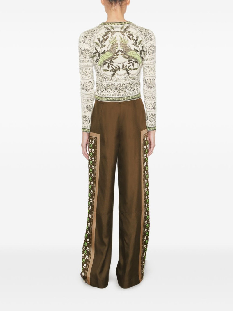 printed wool cardigan 3