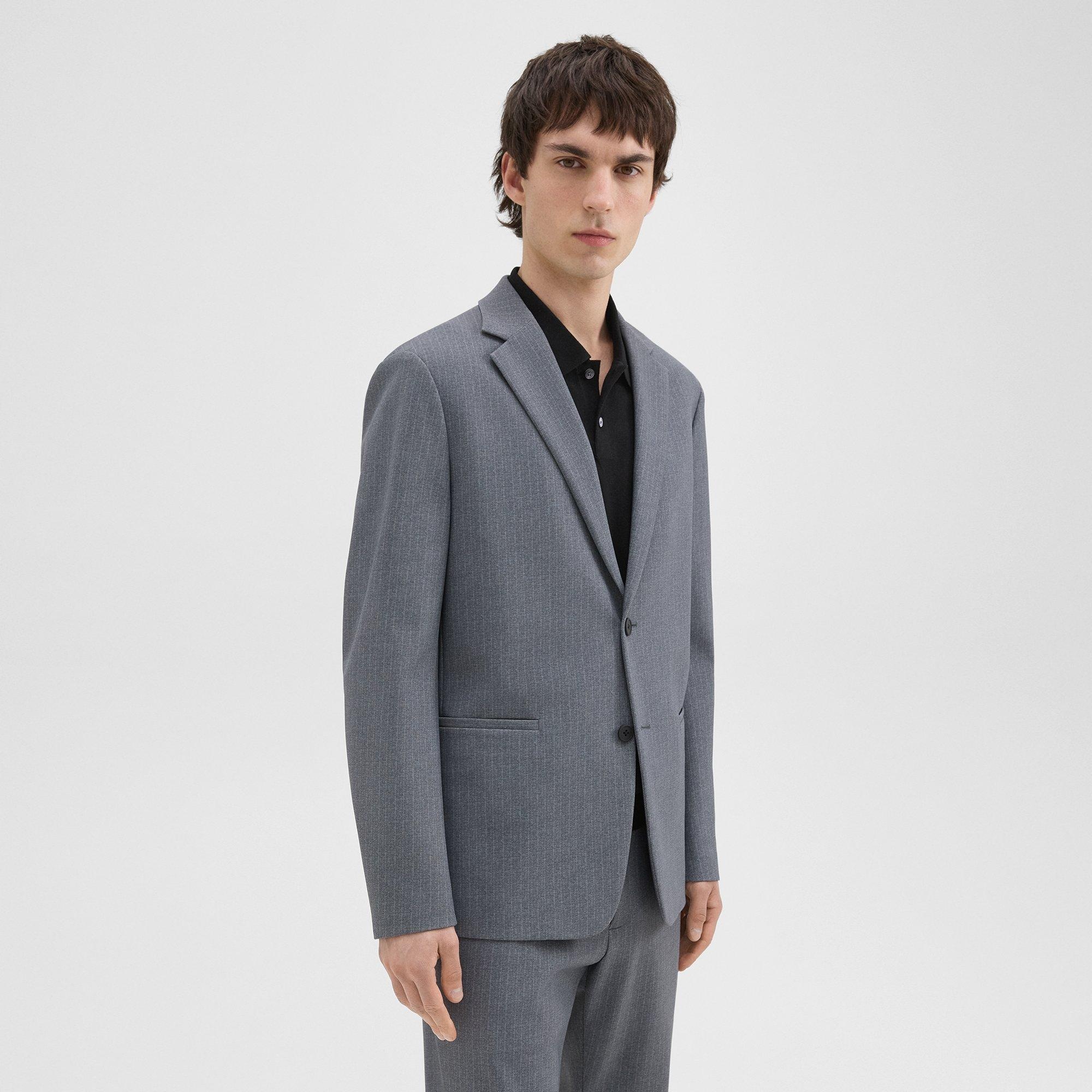 Clinton Blazer in Herringbone Precision Ponte - 3