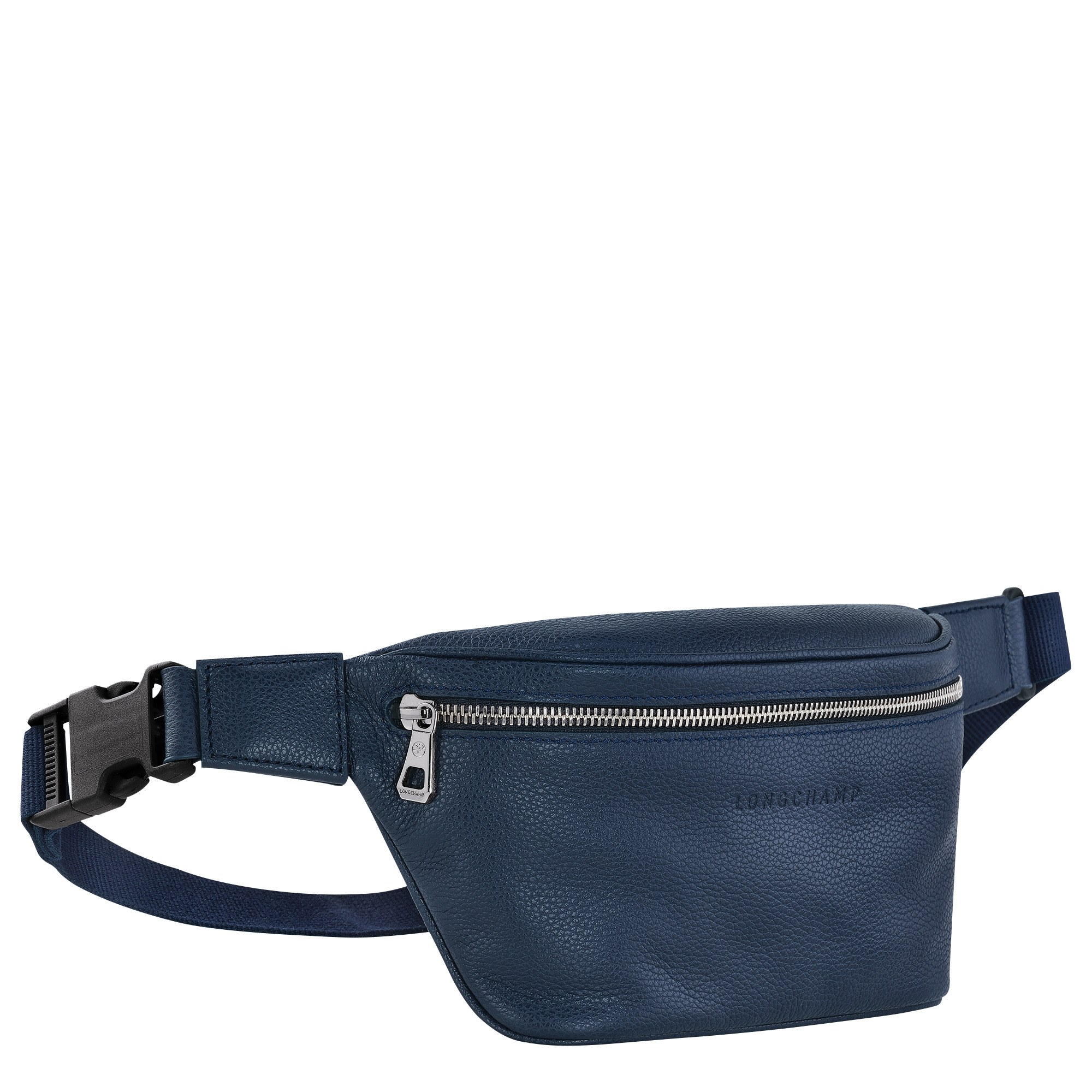 Le Foulonné Belt bag Navy - Leather - 3