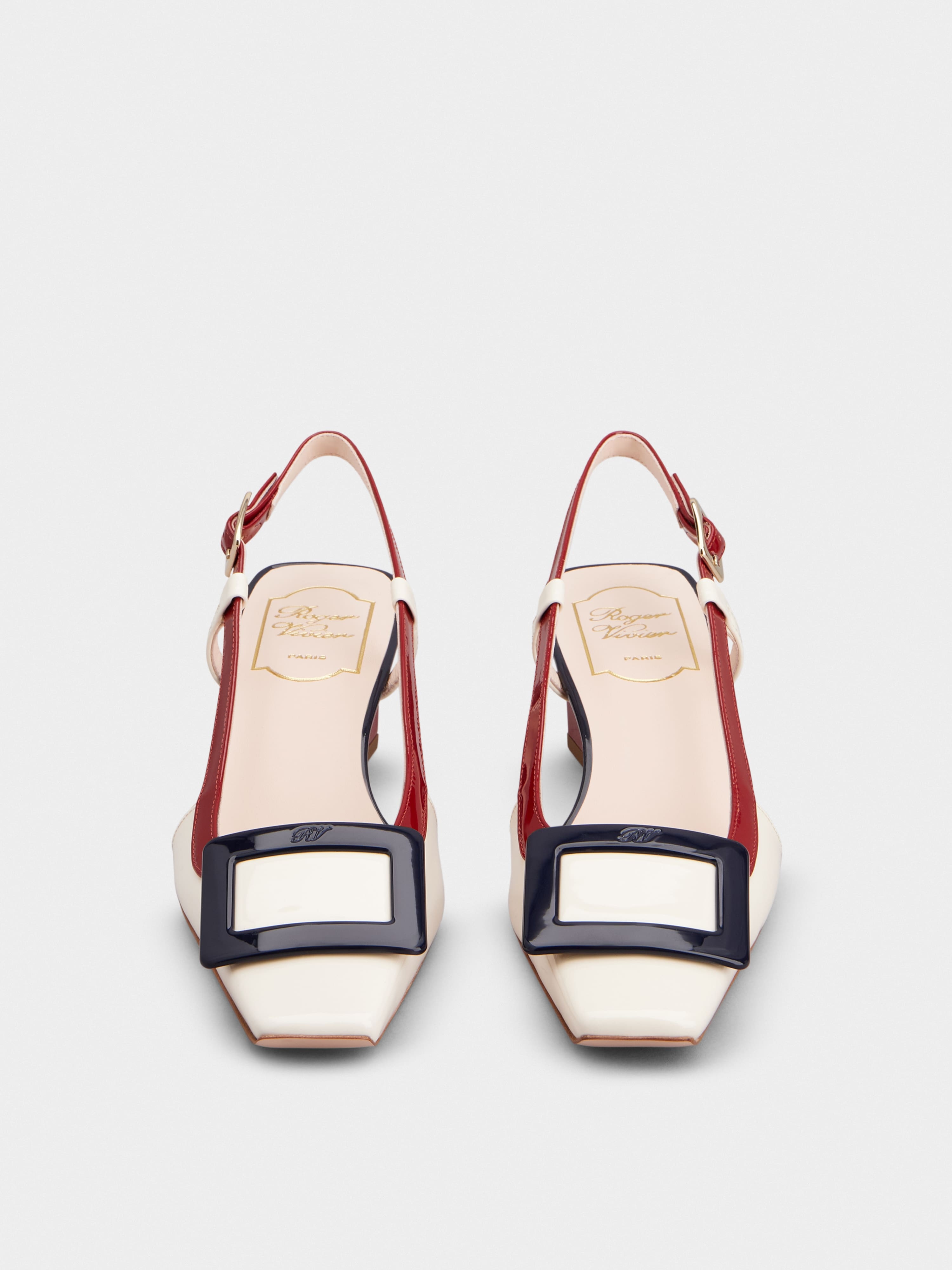 Belle Vivier Slingback Pumps in patent leather - 7