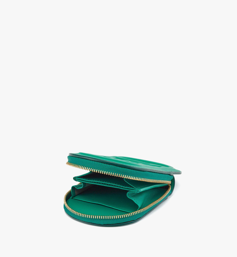 MCM Mode Travia Logo Card Holder in Spanish Nappa Leather outlook