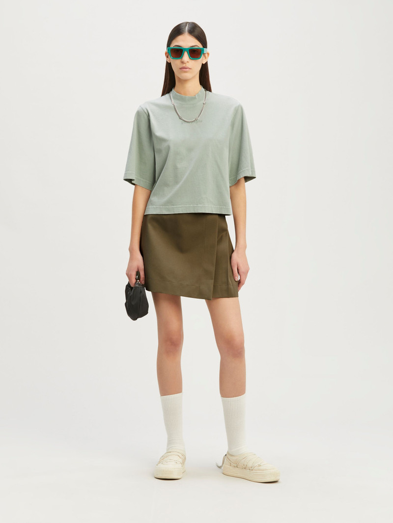 Palm Angels Reversed Logo Cropped T-Shirt outlook