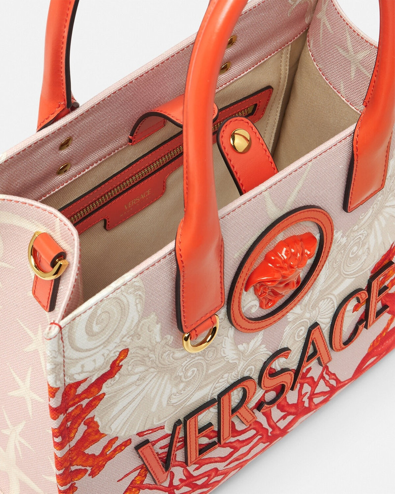 La Medusa Barocco Sea Small Canvas Tote Bag 6