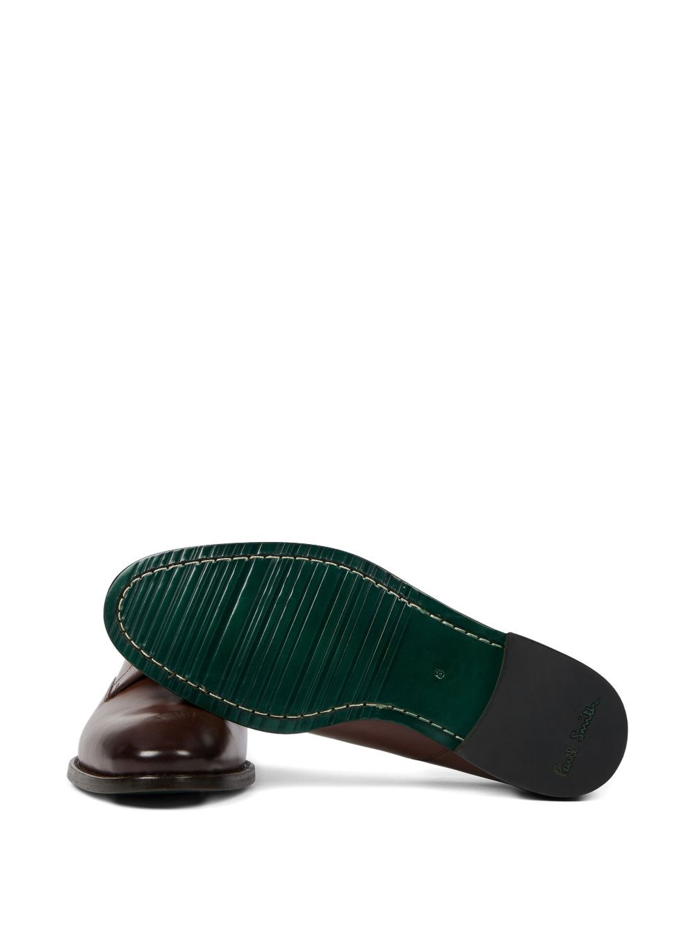 lace-up leather derby shoes - 4