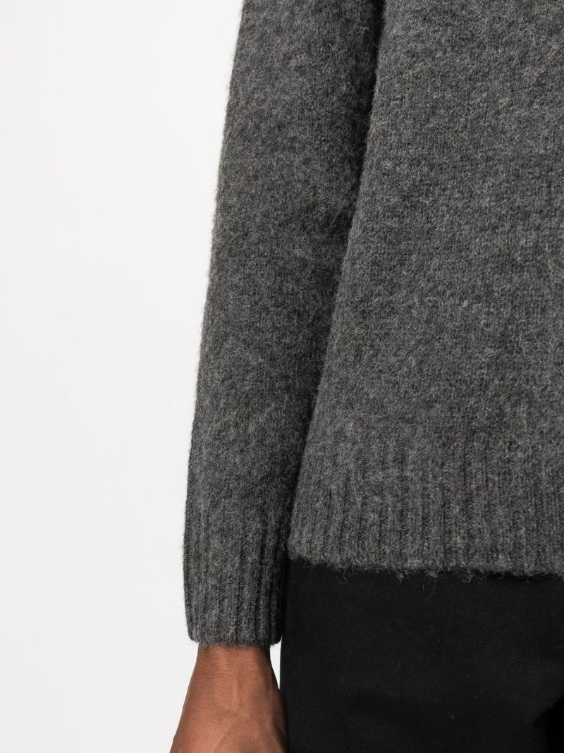 crew-neck cashmere jumper - 5