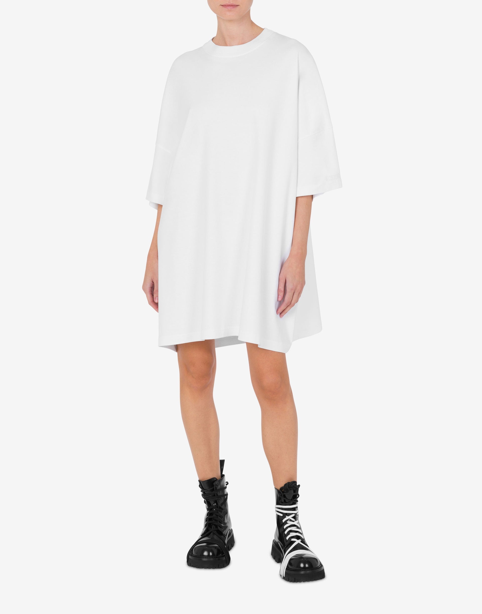 COTTON INTERLOCK DRESS M EMBROIDERY - 1