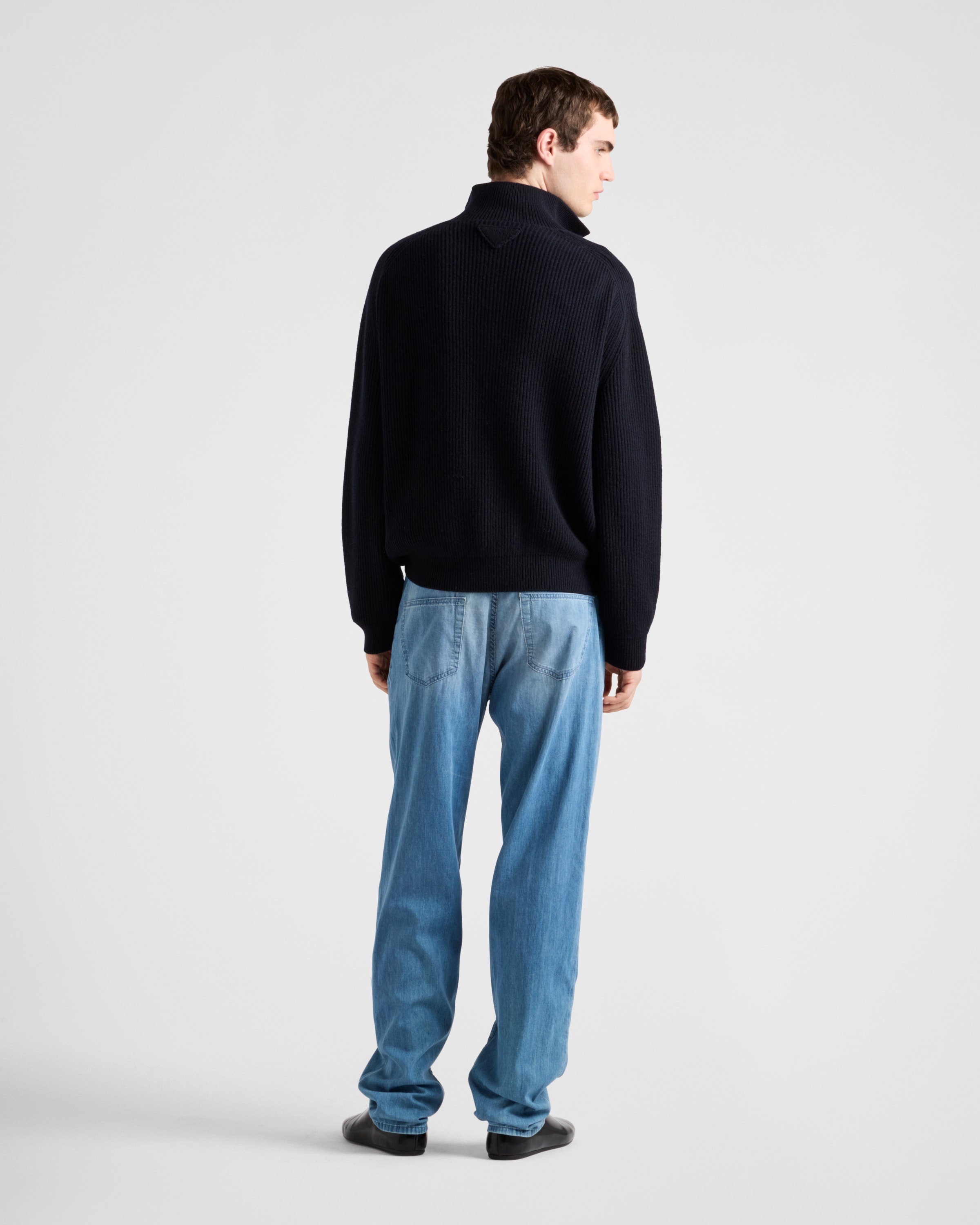 Light denim five-pocket jeans - 5