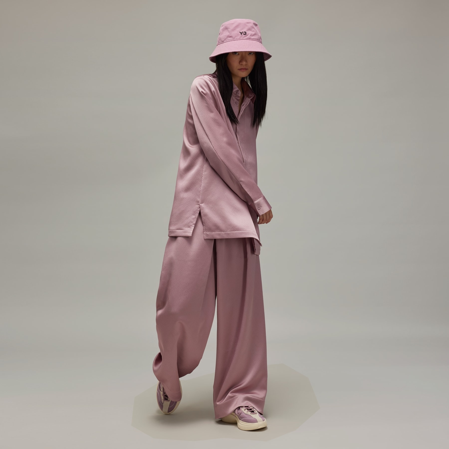 Y-3 Wide Leg Tech Seersucker Pants - 5