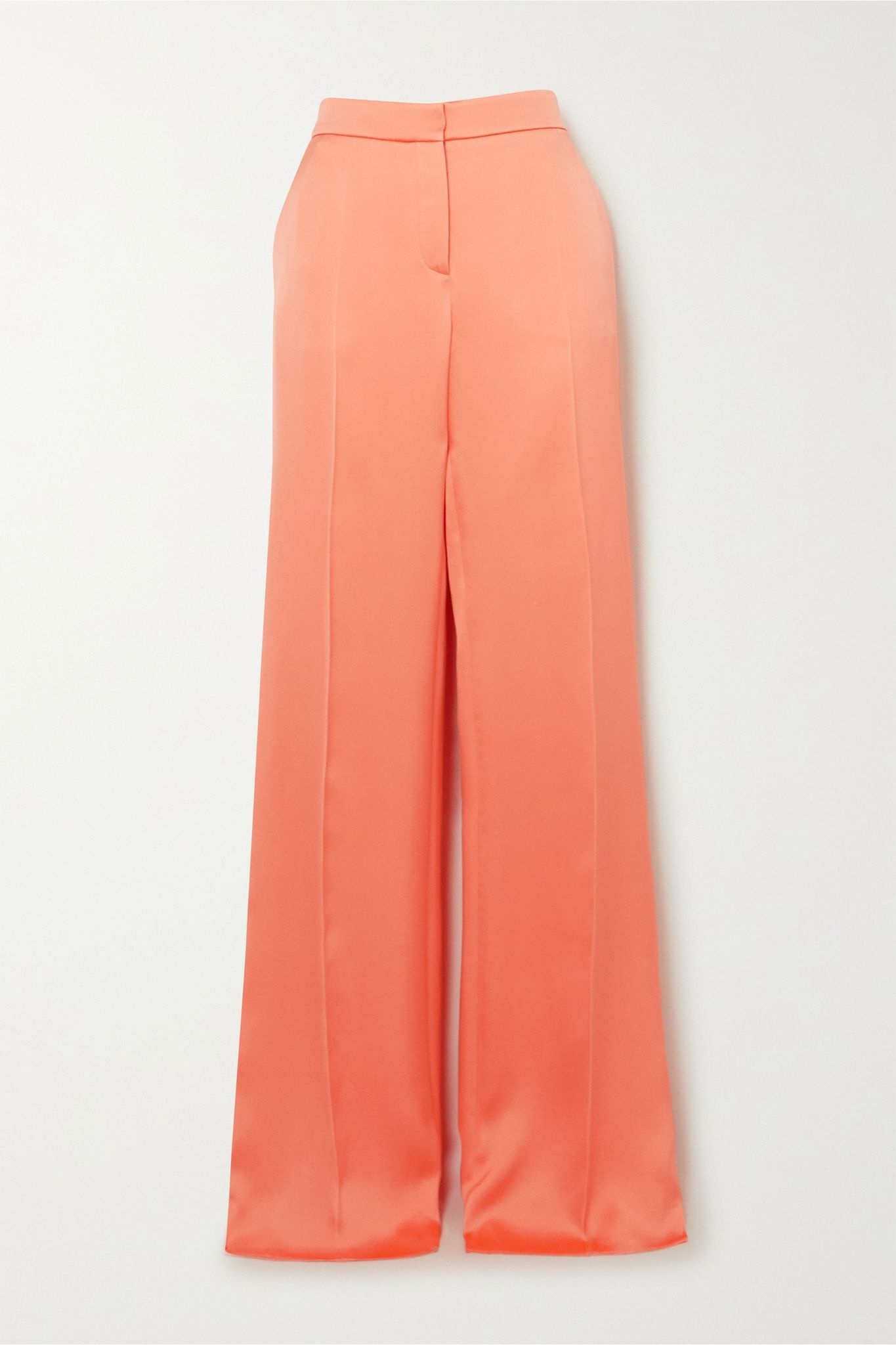 Satin wide-leg pants - 1