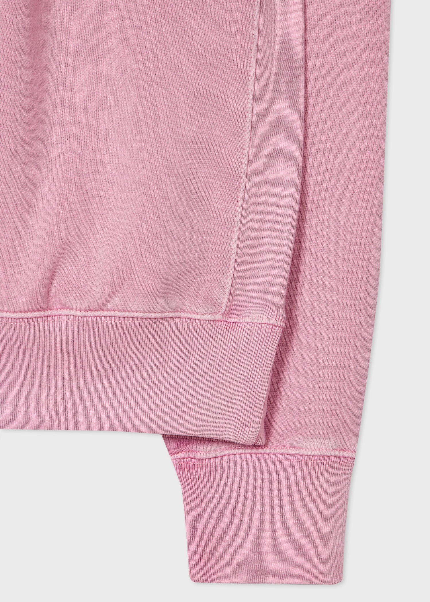 Women's Mauve Cotton Oversized 'Happy' Sweatshirt - 2