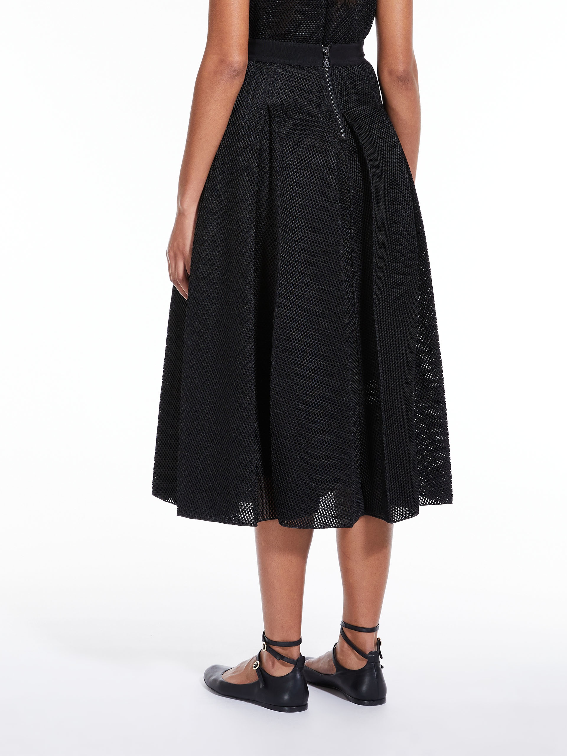 BILMA Midi skirt in mesh effect jersey - 4