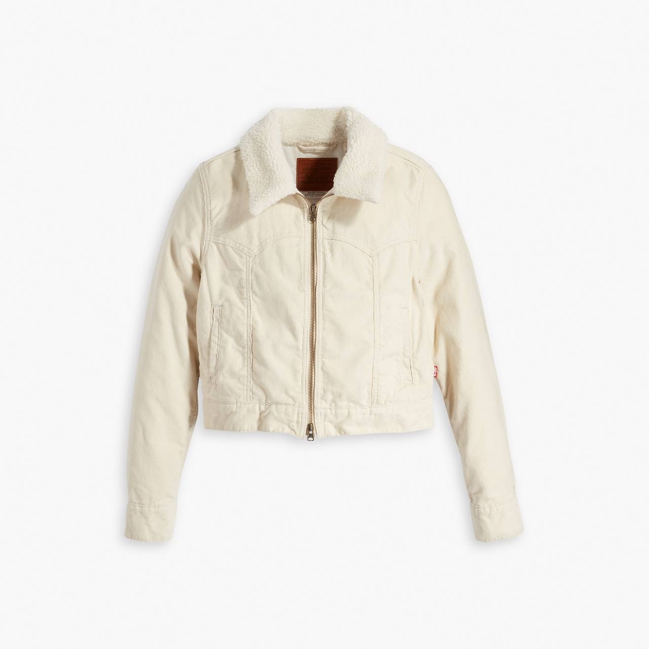 SLIM SHERPA CORDUROY TRUCKER JACKET - 5