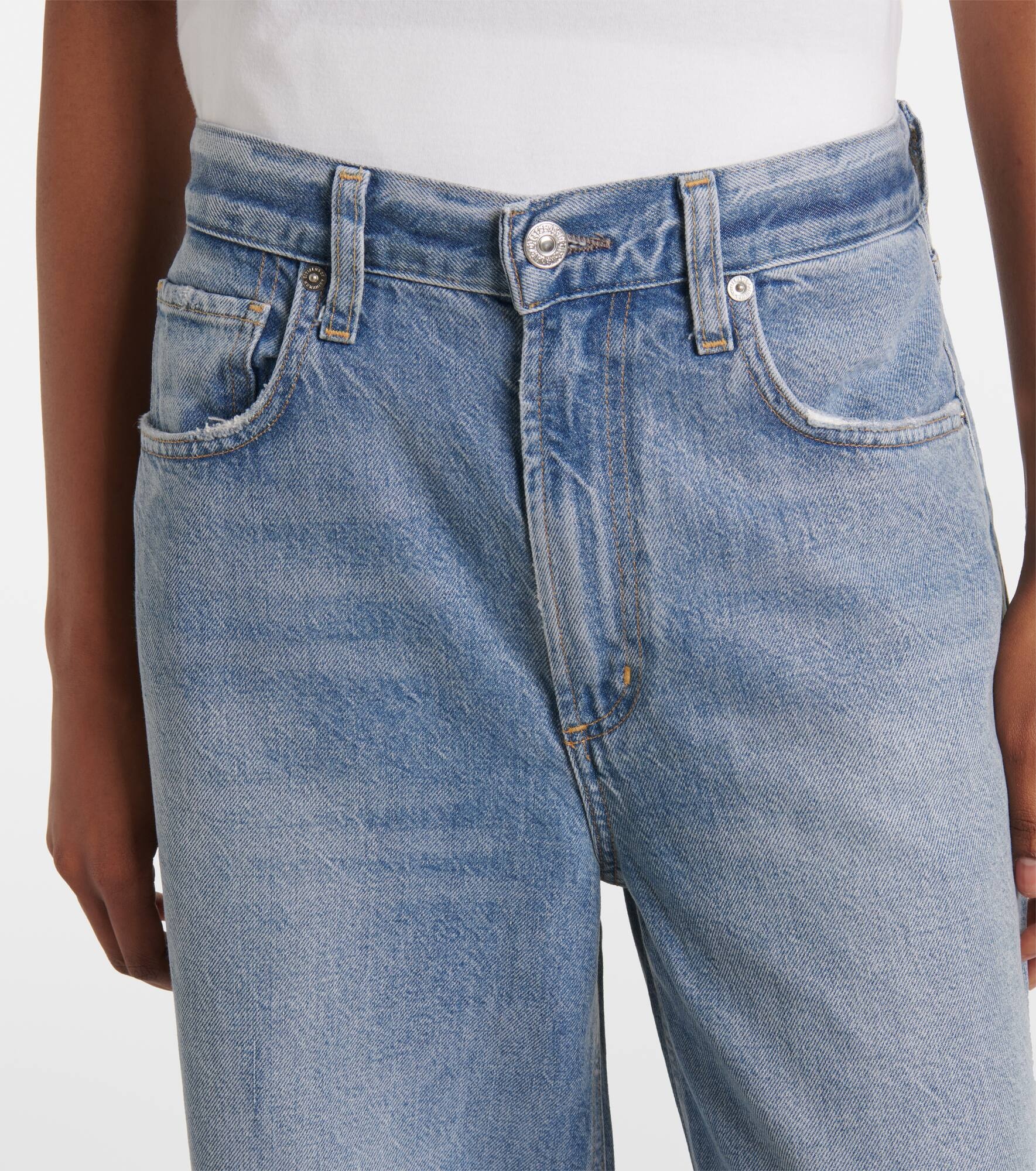 Paloma mid-rise wide-leg jeans - 4