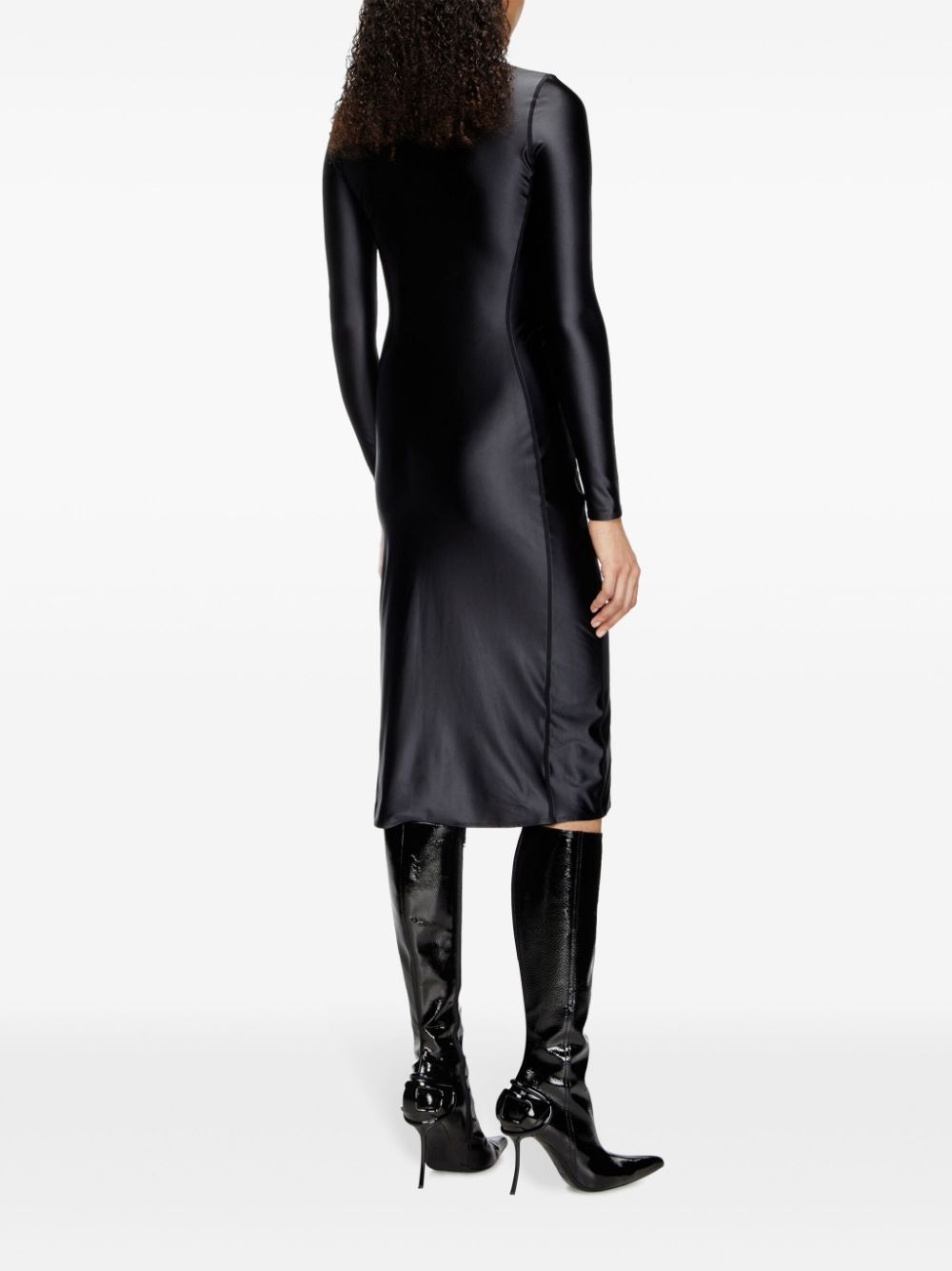 D-Silver midi dress - 4