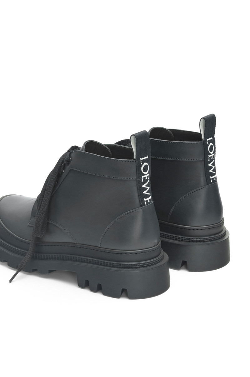 Mid combat boot in calfskin 4