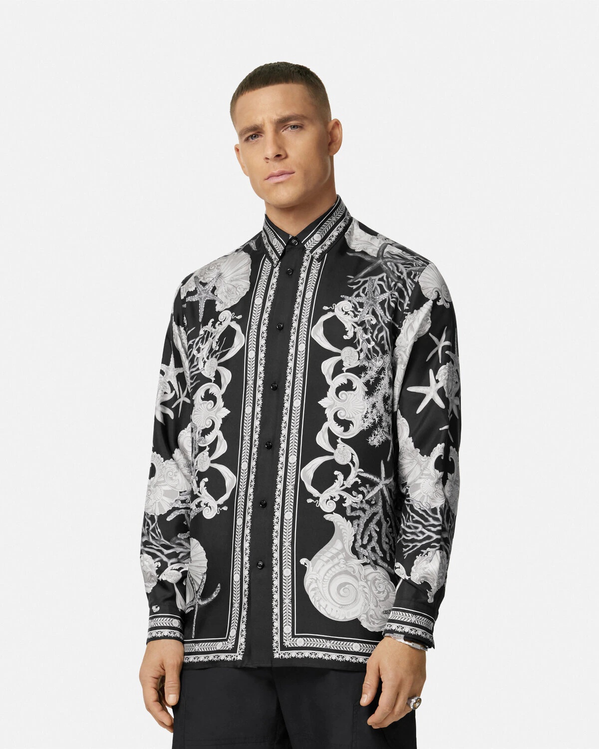 Barocco Sea Silk Shirt - 4