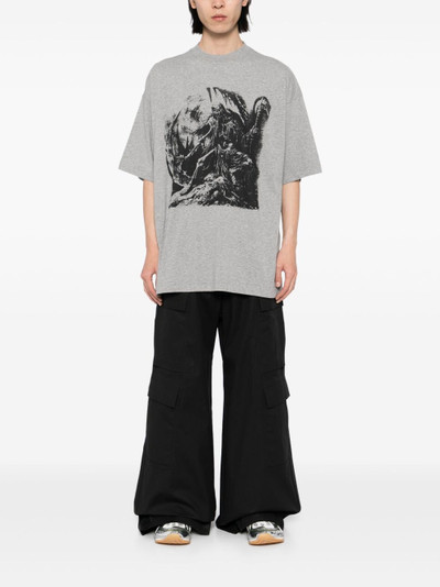 VETEMENTS BFRND グラフィック Tシャツ ダークグレー