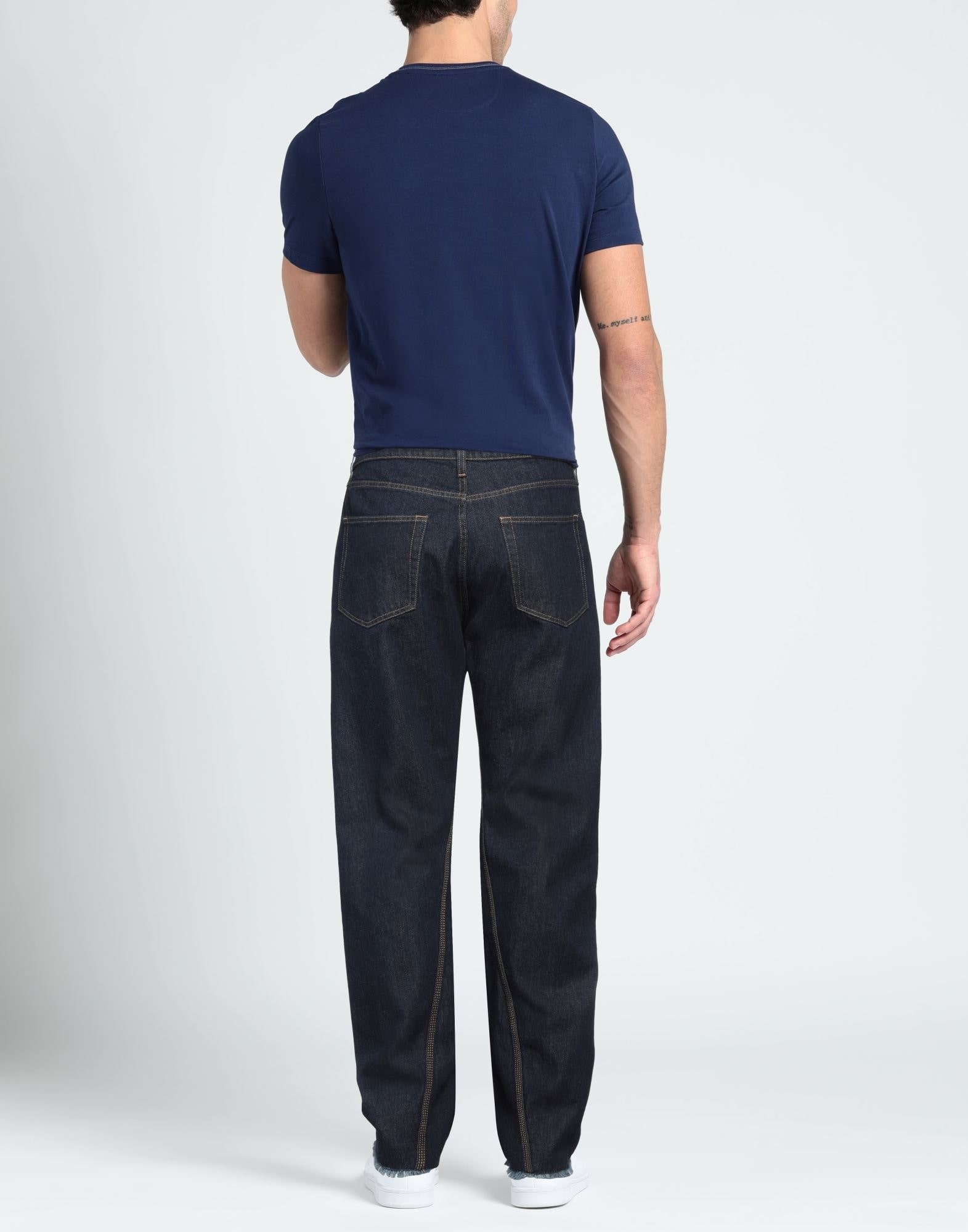 Blue Men's Denim Pants - 3