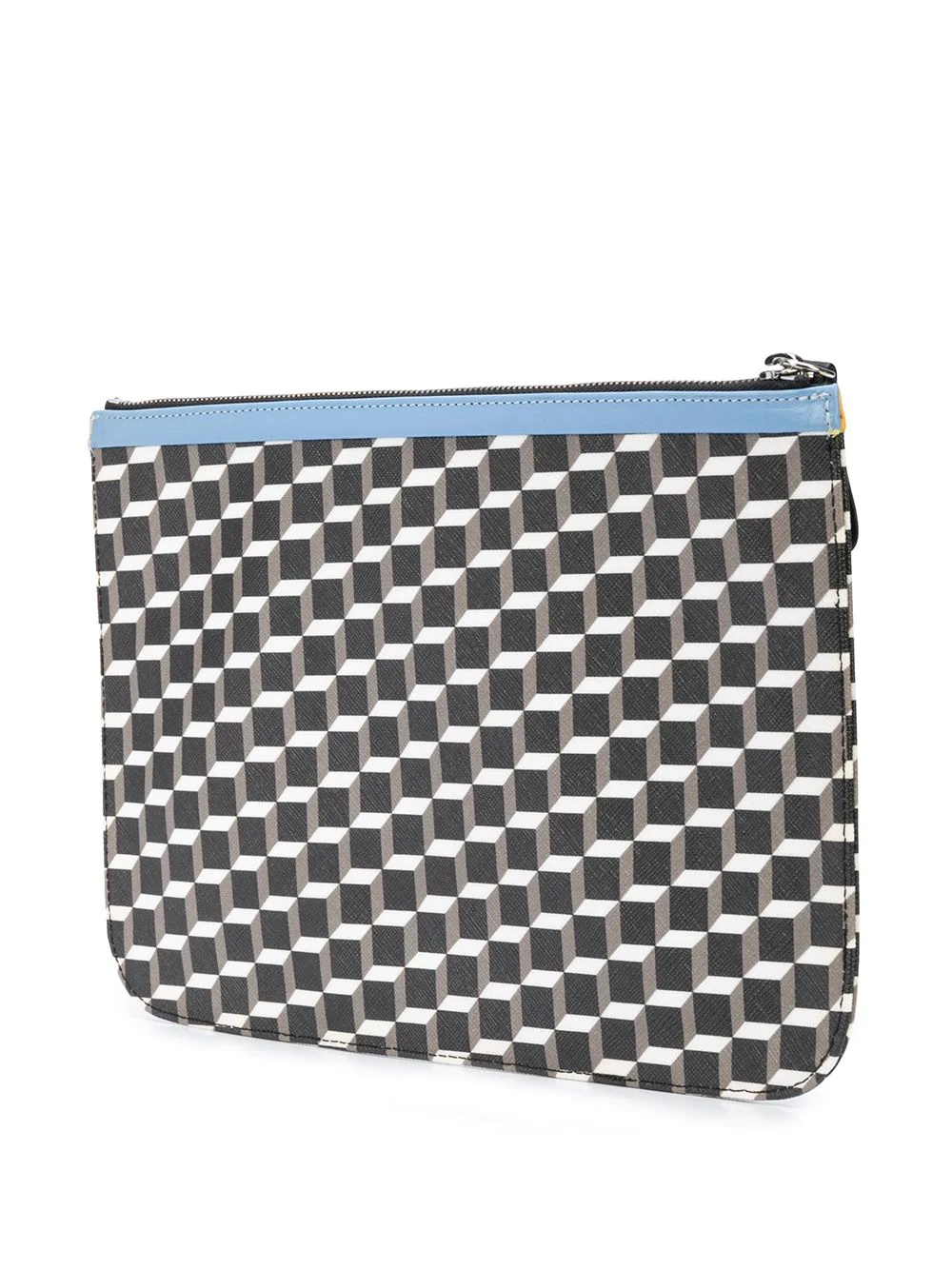 geometric print pouch - 5