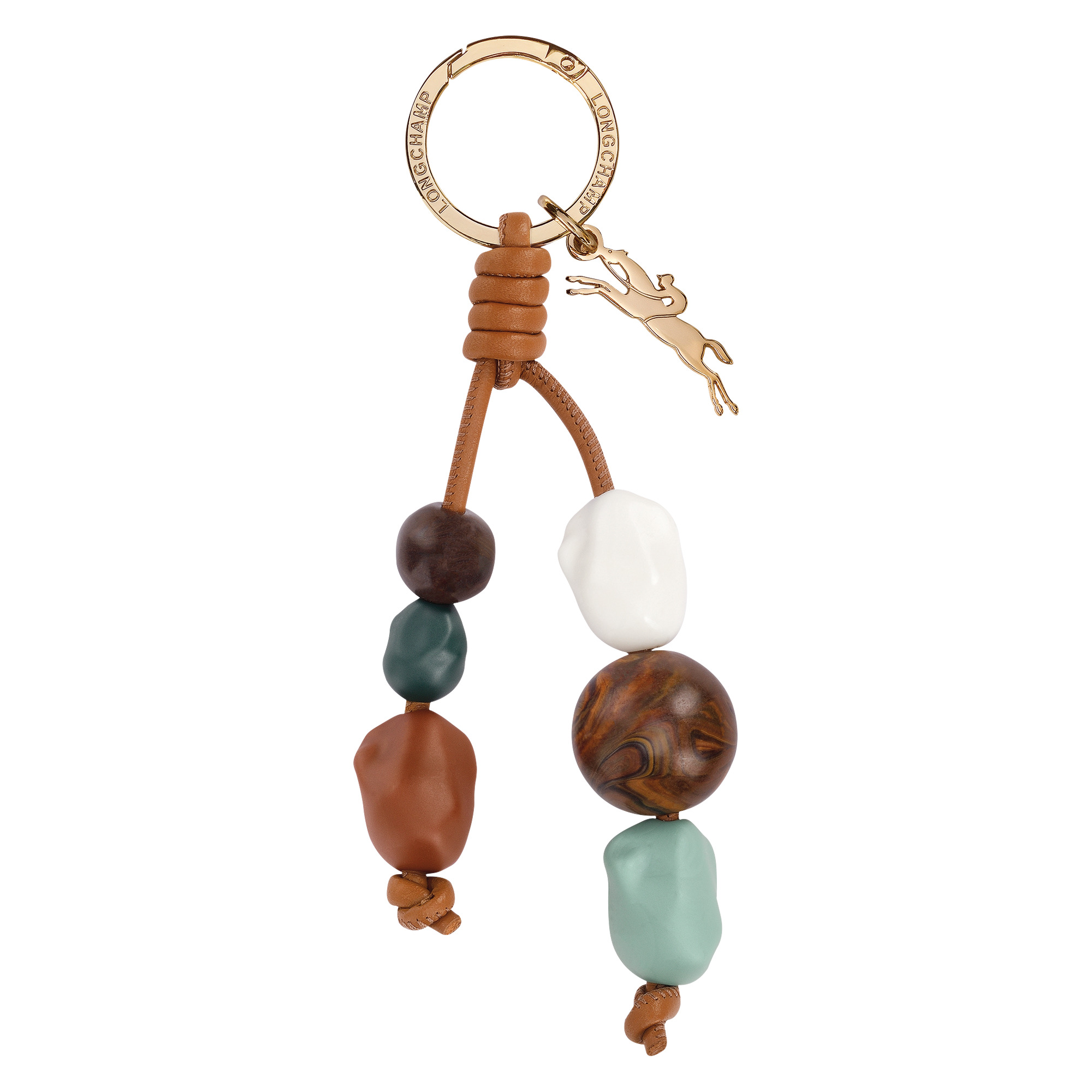 Le Pliage Xtra Key ring Cashew - Leather - 1