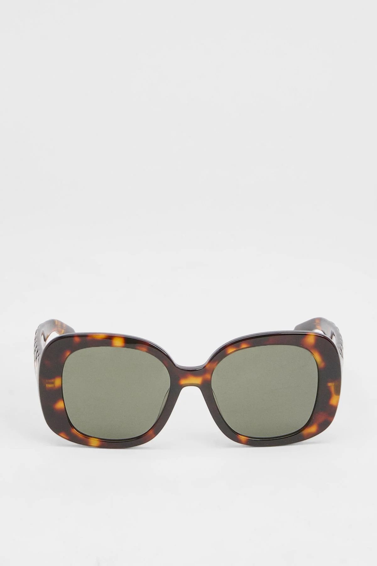 Rounded Snake Effect Sunglasses - 1