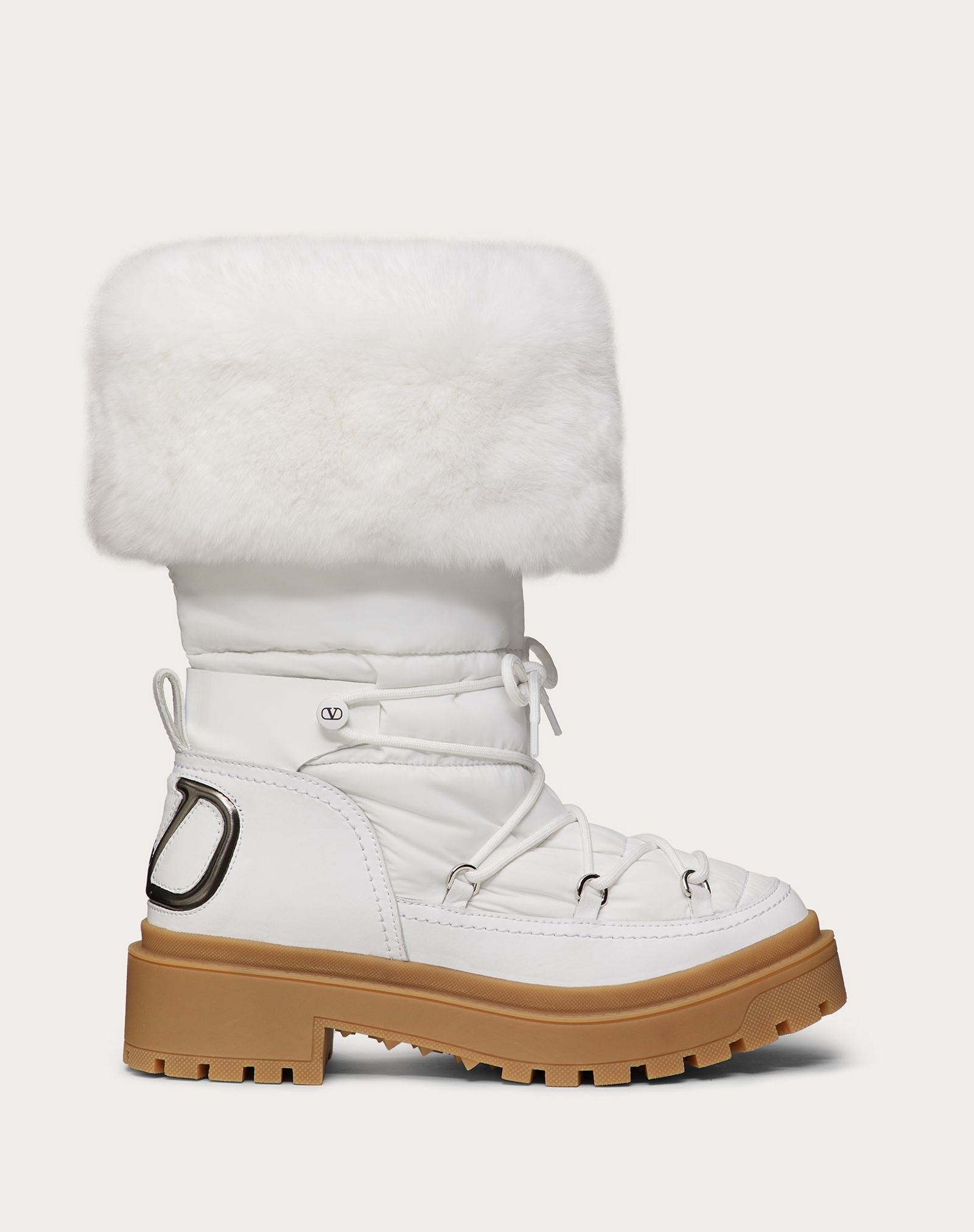 Trekkgirl Winter Boot in technical nylon and rabbit fur 40 mm - 1