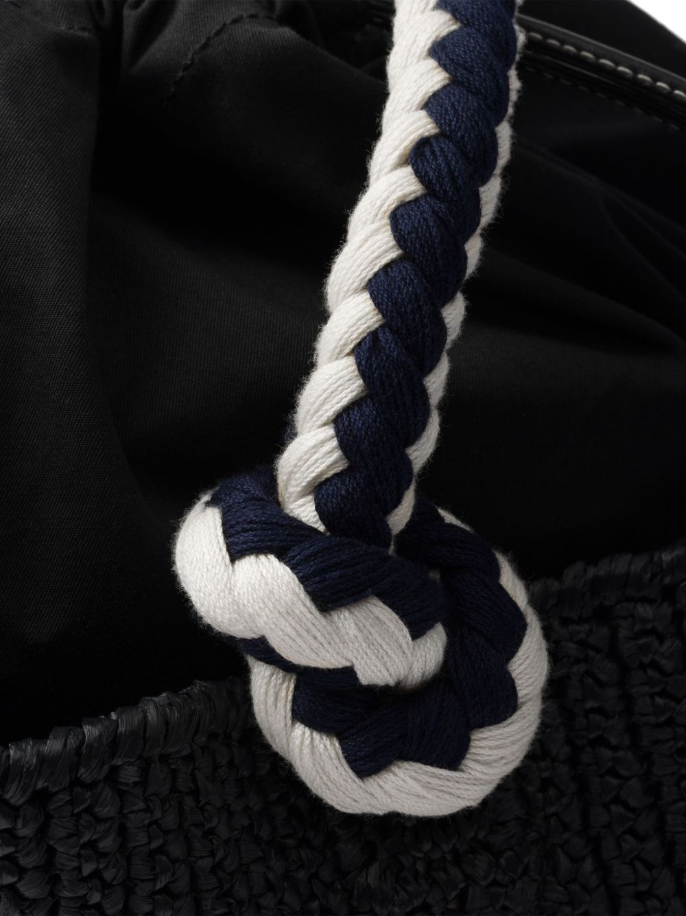 small crochet-knit tote bag - 7