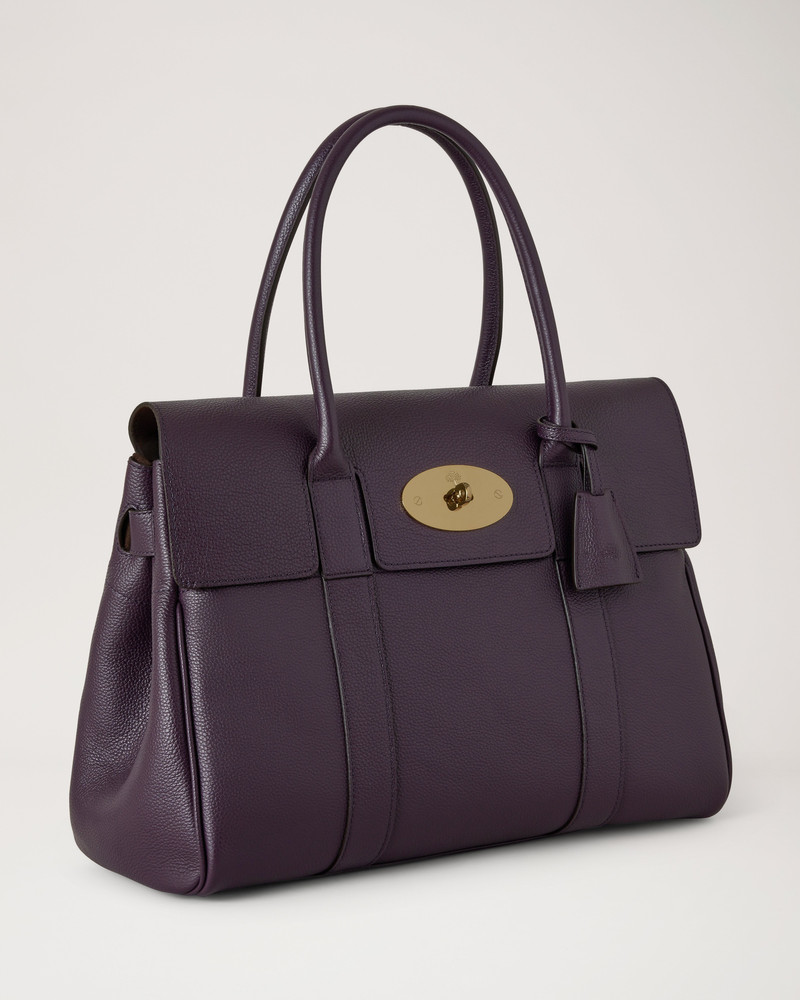 Bayswater Deep Aubergine Small Classic Grain 3