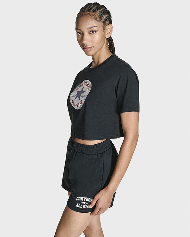 Converse Chuck Taylor All Star Patch Cropped T-Shirt outlook