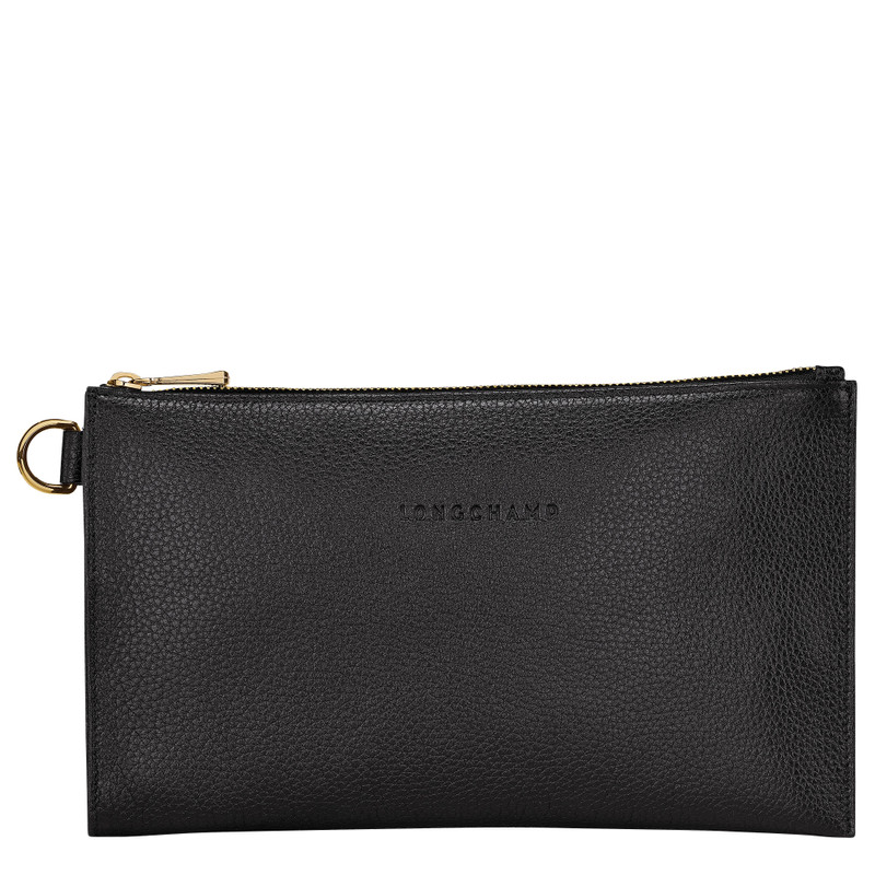 Le Foulonné Pouch Black - Leather 1