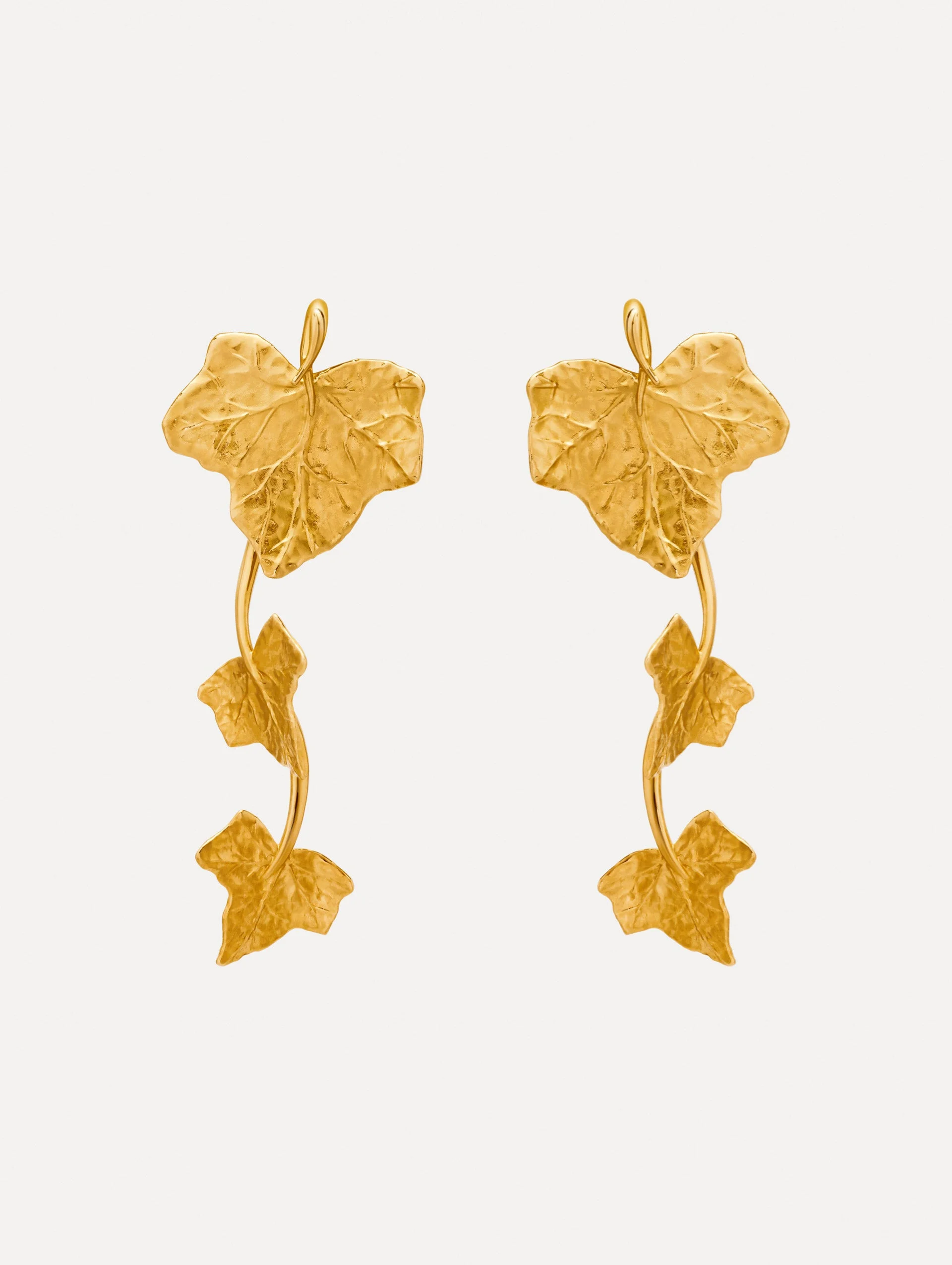 IVY VINE DROP CLIP-ON EARRINGS - 1