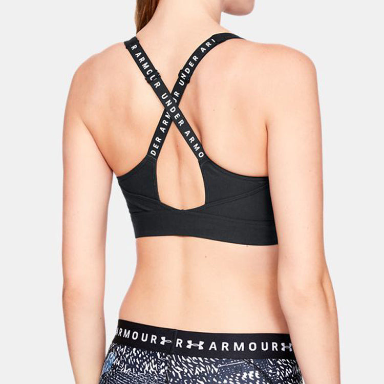 (WMNS) Under Armour Vanish Mid Bra 'Black' 1311811-003 - 4