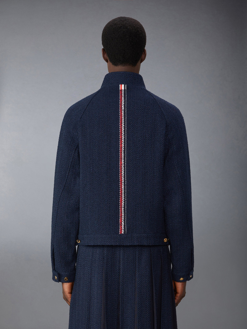 Thom Browne Tweed Raglan Collar Jacket outlook