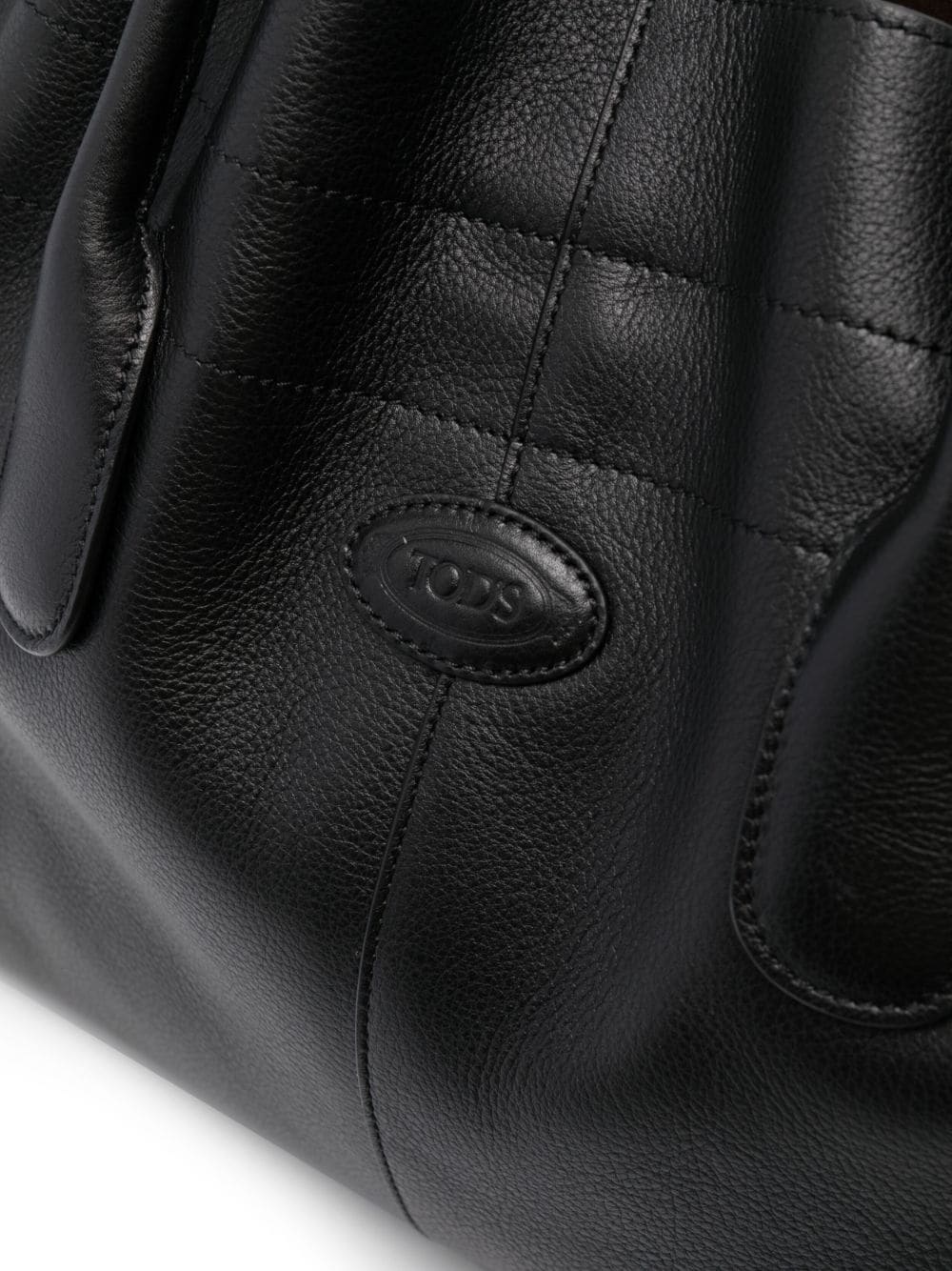 small Di drawstring leather tote bag - 5
