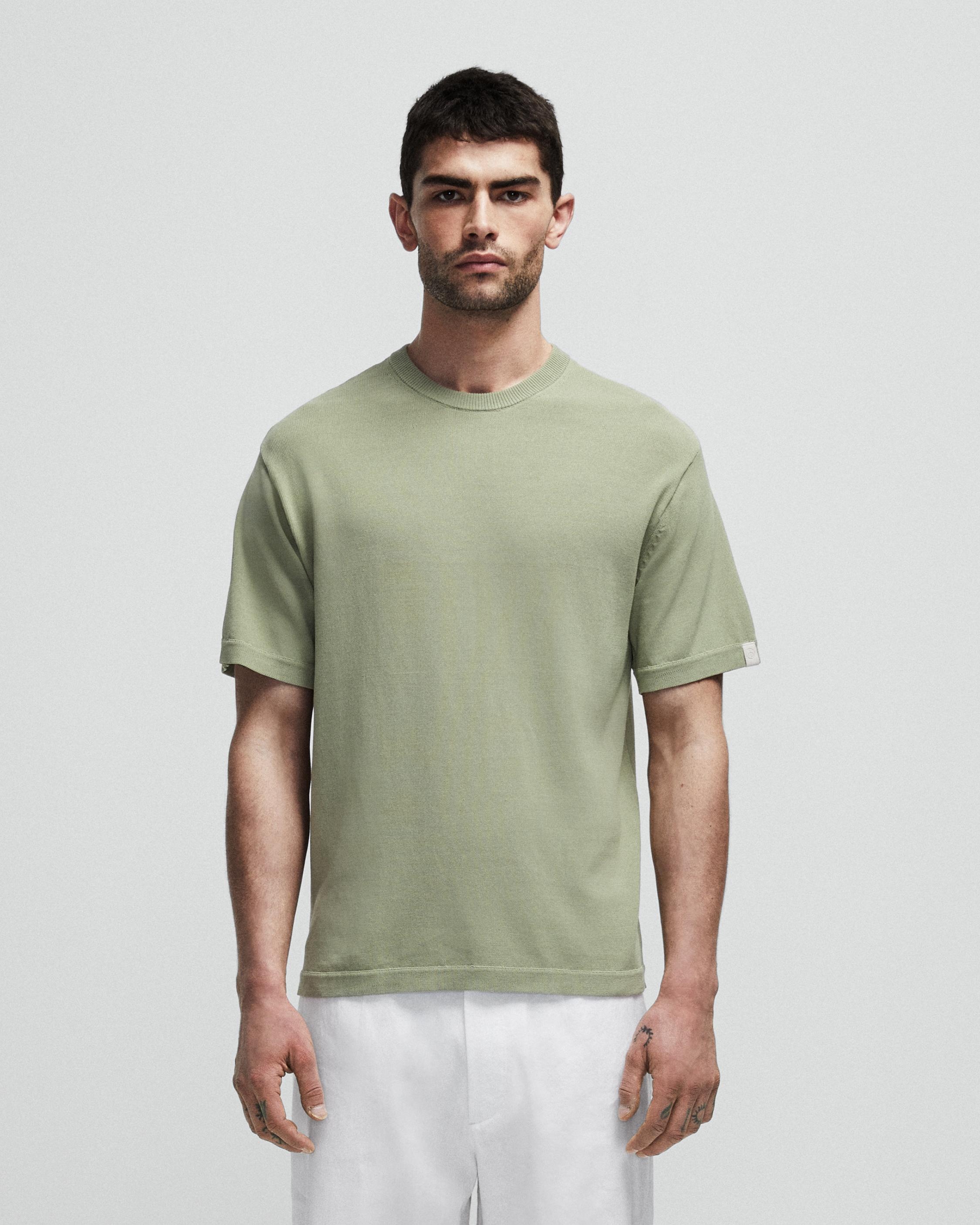 Nolan Corded Cotton Crew
Classic Fit T-Shirt - 4